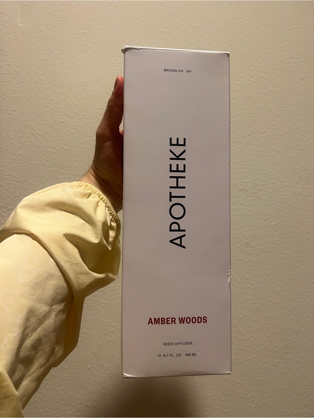 Apotheke Amber Woods Reed Diffuser 6.7 floz / 200 ml